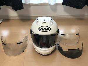 Arai RX-7RR5 ホワイト　Lサイズ　アライ　フルフェイスヘルメット　プロシェードシールド
