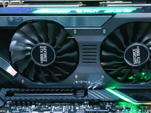 PALiT GeForce GTX1080Ti JETSTREAM DDR5X 11GB 中古品（型番：NEB108T015LC-1020J）