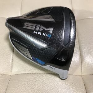 ☆中古!つかまり抜群!TaylorMade テーラーメイド SIM-MAX-D-TYPE 9° ドライバーヘッド