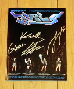 aespa◆韓国2ndミニアルバム「Girls」CD ◆直筆サイン