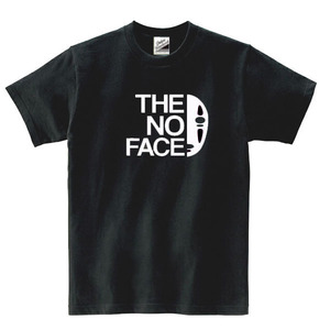 【SALEパロディ黒L】5ozノーフェイスTシャツ面白いおもしろうけるネタプレゼント送料無料・新品1500円