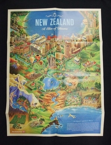 ニュージーランドPOSTイメージポスター1枚、New Zealand Post製
