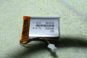 送料無料 582535規格 リチウムポリマー充電池 3.7v 600mAh