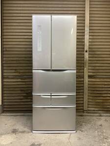 6ドア 冷凍 冷蔵庫 501 東芝 GR-M50FP-S 2017年製 ベジータ フレンチドア 自動製氷 　引取歓迎
