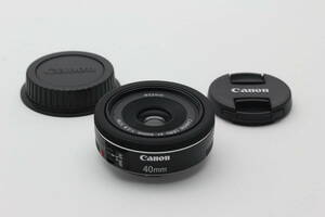 Canon キヤノン EF40mm F2.8 STM 中古美品 未記入保証書 おまけポーチ付