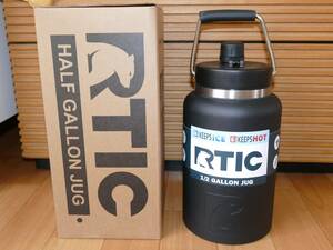 RTIC HALF GALLON JUG 1.9L アールティック ハーフガロンジャグ ブラック 黒 (YETI STANLEY イエティ)