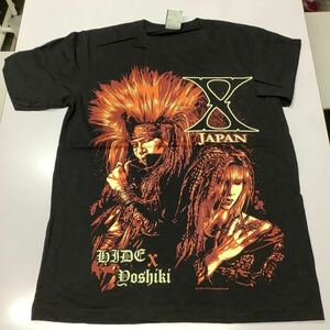 SR9B2. バンドTシャツ Lサイズ　X JAPAN ③ Xジャパン　HIDE Yoshiki