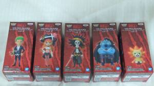 送料無料 ONE PIECE FILM RED ワンピース ワールドコレクタブルフィギュア vol2 5個セット ワーコレ ジンベエ ナミ ブルック サニー ゾロ