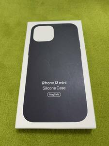 アップル純正品 iPhone 13 mini シリコーンケース ミッドナイト 黒