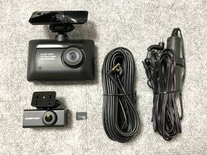 b1 美品 コムテック COMTEC 2カメラドライブレコーダー ZDR-015 