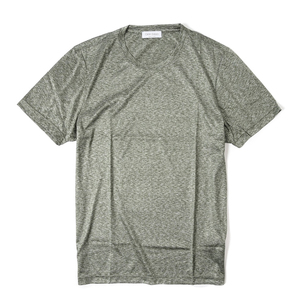 新品 グランサッソ Gran Sasso Tシャツ 半袖 クルーネック メンズ 春夏 シルク 100％ 338606-B-50