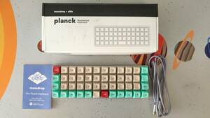 Drop + OLKB Planck Mechanical Keyboard Kit V6 （mid-pro, space-gray, gateron-white, 英語配列）