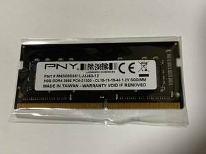 PNY PC4-21300 8GB 1枚 DDR4 ノートパソコン用メモリ PC4-21300 8GB 260ピン DDR4 LAPTOP RAM 中古動作確認済 容量:8GB