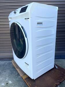  2021年製 アイリスオーヤマ ドラム式洗濯機 洗濯8.0kg FLK832 W ホワイト 乾燥3kg 温水洗浄 乾燥機能 洗濯乾燥機 8㎏