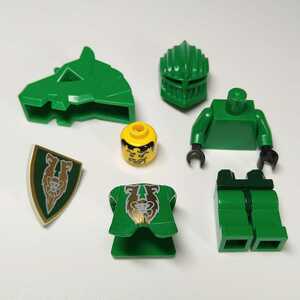 LEGO　レゴ　正規品　ミニフィグ　プリントパーツ　キャッスル　城　馬具　兜　鎧　盾　猿　匿名配送