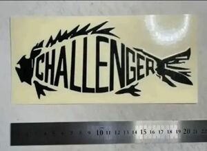 CHALLENGER チャレンジャー　大判サイズ　切り文字ステッカー　カッティングステッカー　ドレスアップ　カスタマイズ