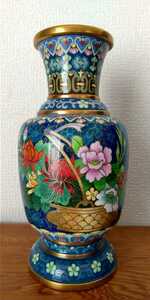 中国美術 景泰藍 中国七宝 花瓶　壺 中国 七宝