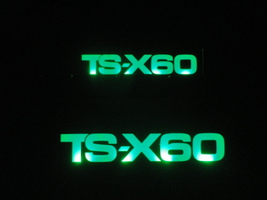 ☆　早い者勝ち　TS-X60　パイオニア pionner ロンサムカーボーイ スピーカー　中古動作OK　自作ハーネス付き　LED化　簡易清掃済