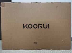 新品 未開封 未使用 KOORUI 27E1 ゲーミングモニター IPS 165Hz 1ms フルHD 非光沢ディスプレイ 27インチ