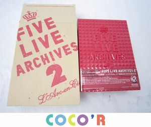 【同梱可】優良品 アーティスト L’Arc〜en〜Ciel FIVE LIVE ARCHIVES 2 DVD 完全生産限定盤