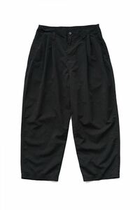 Lサイズ Porter Classic WEATHER TROUSERS PANTS BLACK ポータークラシック ウェザーパンツ 黒 ワイドパンツ 中古 定価35200円