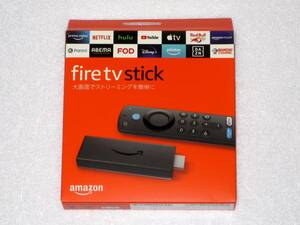 【送料無料】Amazon Fire TV Stick - Alexa対応音声認識リモコン(第3世代)付属 | ストリーミングメディアプレーヤー　新品未開封