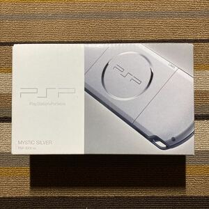 PSP PSP-3000 本体 ミスティックシルバー アダプター 充電池 箱説付