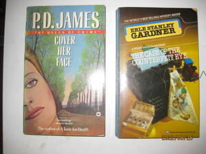洋書　P.D.JAMES COVER HER FACE 女の顔を覆え S. Gardner 義眼殺人事件 THE CASE OF THE COUNTERFEIT EYE　計２冊
