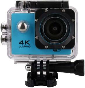 1円~送料無料 アクションカメラ 4K高画質 広角 防水 水中カメラ WIFI搭載 2インチモニター 車載モード スポーツカメラ HDMI出力 内蔵マイク