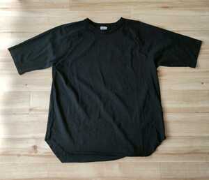 WALLAWALLA SPORT LARGE Lサイズ 黒 ブラック 半袖Tシャツ