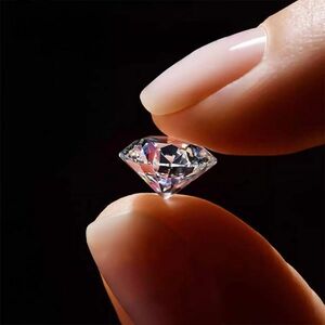 ラボ ダイヤモンド １ct ラウンドカット 宝石 鉱石 希少 輝き 高品質 品質保証 宝石シリーズ ラウンド形状 モアッサナイト 証明書付 C124