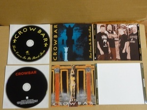 CD CROW BAR クロウバー 2点セット 送料無料 輸入盤 スラッジ ドゥームメタル 2001年 2010年リマスター ハードロック