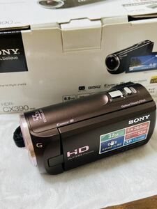 未使用 SONY(ソニー) 大容量32GB/光学30倍 デジタルHDビデオカメラレコーダー HDR-CX390 T(ブラウン) フルHD高画質大容量ムービー
