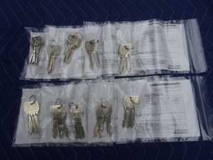 【未使用】　美和ロック　MIWA　U9子鍵　3本×10セット