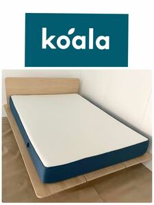 中古 コアラ koala オリジナル　マットレス　ダブル　青D 低反発 マットレスのみ ベッド ゾーニング製法 抗菌加工 CertiPUR-us認定　寝具
