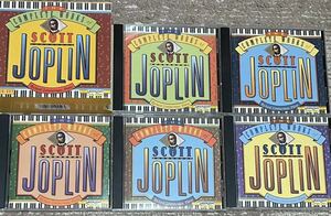 5CD　Complete Works of Scott Joplin Richard Zimmerman piano スコット・ジョプリン　ラグタイム
