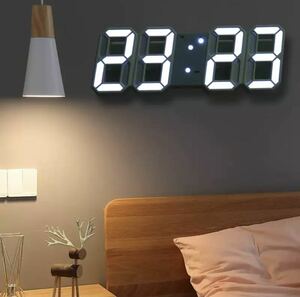 LED デジタル時計 壁掛け時計 置き時計 壁掛け 置時計 CLOCK 時計 アラーム インテリア 全10色 A21