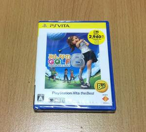 【新品 未開封品】SONY PS Vita みんなのGOLF6 送料210円！Playstation PSVita 生産終了品