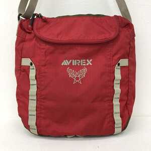 AVIREX アヴィレックス ナイロン リップストップ 斜め掛け アーミー ショルダーバッグ ボディバッグ ミリタリーバッグ 鞄 かばん アルファ