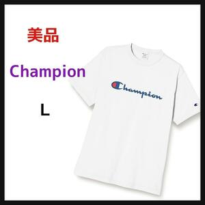チャンピオン Tシャツ 半袖 綿100% スクリプトロゴプリントショートスリーブ