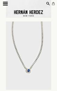 【Hernan Herdez】sapphire curb chain