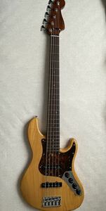 FenderDeluxe Jazz Bass V Kazuki Arai Edition Rosewood Fingerboard Vintage Natural King Gnu フェンダー ジャズベース 