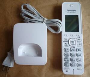 外観美品 パナソニック Panasonic 充電台 PNLC1058 子機 KX-FKD556 KX-FKD556-W 白 ホワイト 増設 コードレスフォン 電話機 バッテリー無