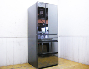 送料別途見積もり・パナソニック・冷蔵庫・2018年製・NR-F604WPX-X・600L・中古品・147080