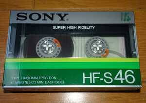 即決 新品未開封 SONY HF-S46 カセットテープ 未使用