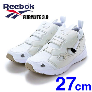 Reebok◆リーボック インスタ フューリーライト Furylite 3.0 スニーカー FU9079 27cm 白 ポンプフューリー 