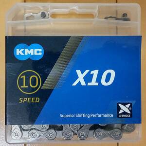 新品 送料無料 KMC X10 チェーン 検 ロード バイク クロスバイク グラベル MTB 10速 10 s ミッシング リンク CL555R コネクト シマノ 互換
