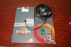 AMD CPU Ryzen 5 2400G with Wraith Stealth cooler 動作良好 YD2400C5M4MFB APU