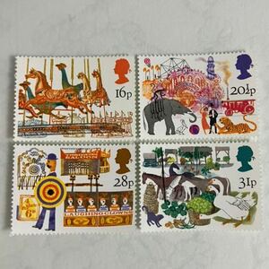 ★かわいい切手 美しい切手★ イギリス 市場の歴史 1983年 (未使用)