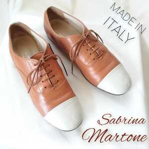 『Sabrina Martone/サブリナマルトーネ』オックスフォードシューズ/ツートンカラー/36 1/2　(23cm位)